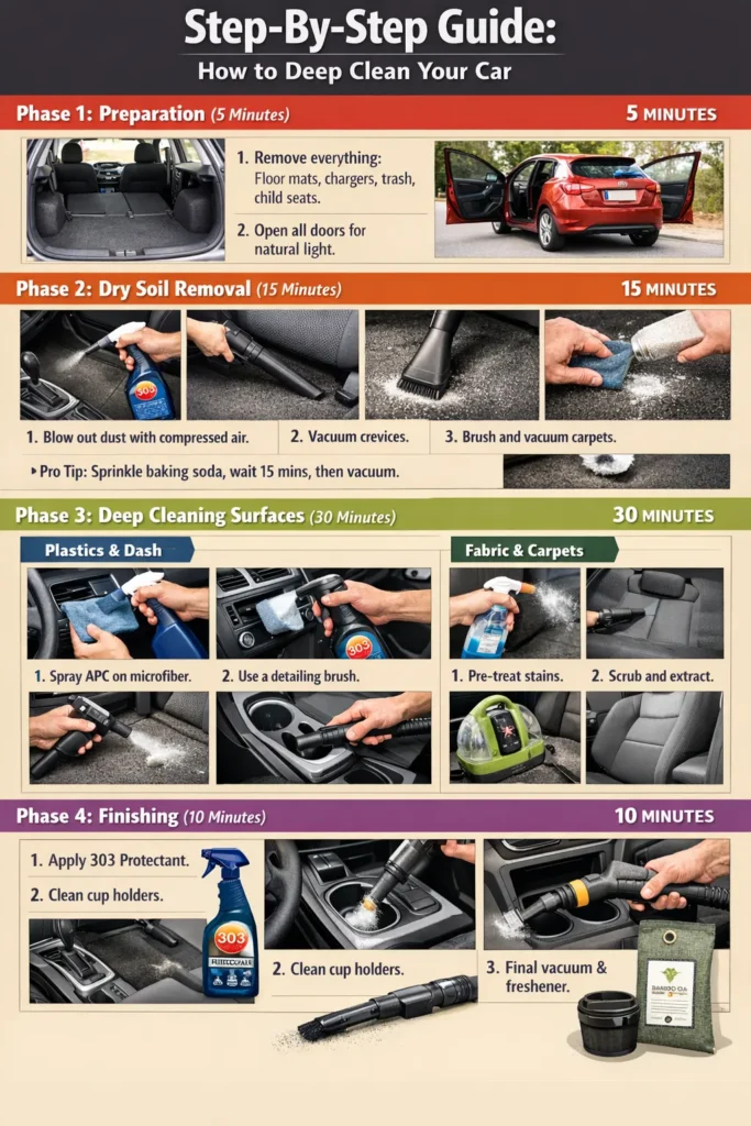 Step By Step Guide How To Interior Car Cleaning Near Me