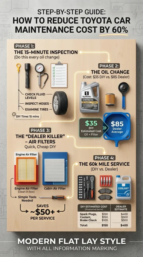 Step By Step Guide How To Reduce Toyota Car Maintenance Cost By 60 Toyota Car Maintenance Cost