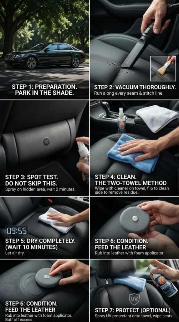 Step By Step Guide How To Take Care Of Leather Seats In A Car How To Take Care Of Leather Seats In A Car
