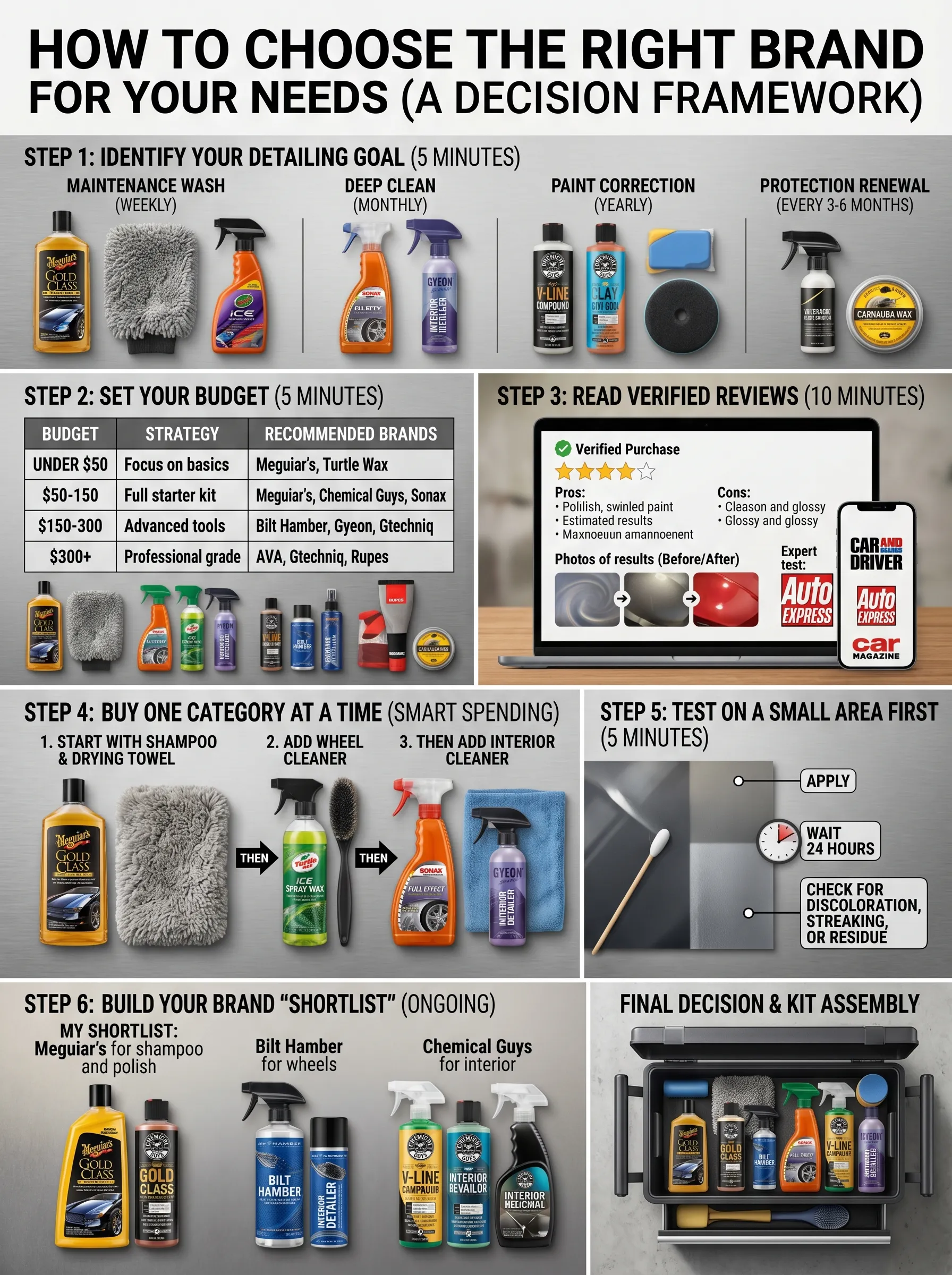 Step By Step Guide Who Makes The Best Car Detailing Products