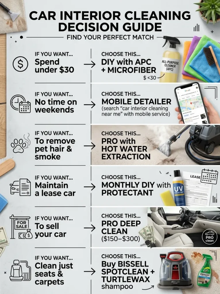 Use Cases Car Interior Cleaning Near Me