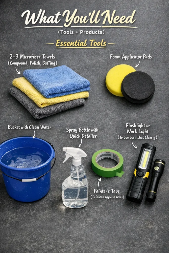 What Youll Need Tools Products How To Remove Scratches From Car