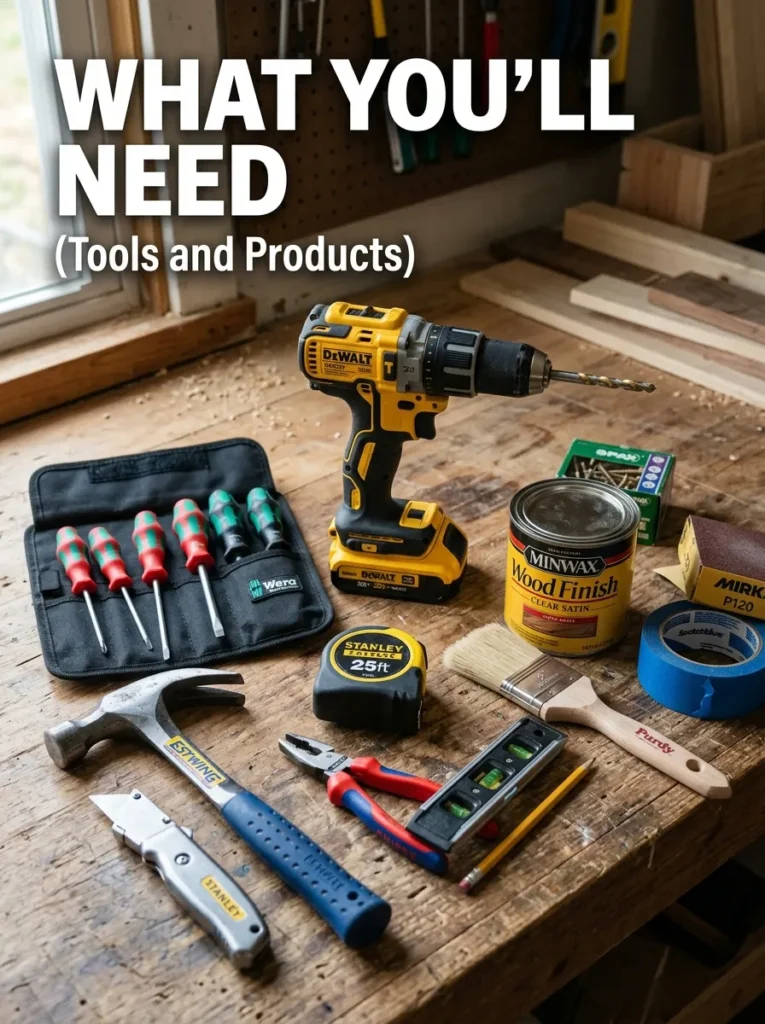 What Youll Need Tools And Products
