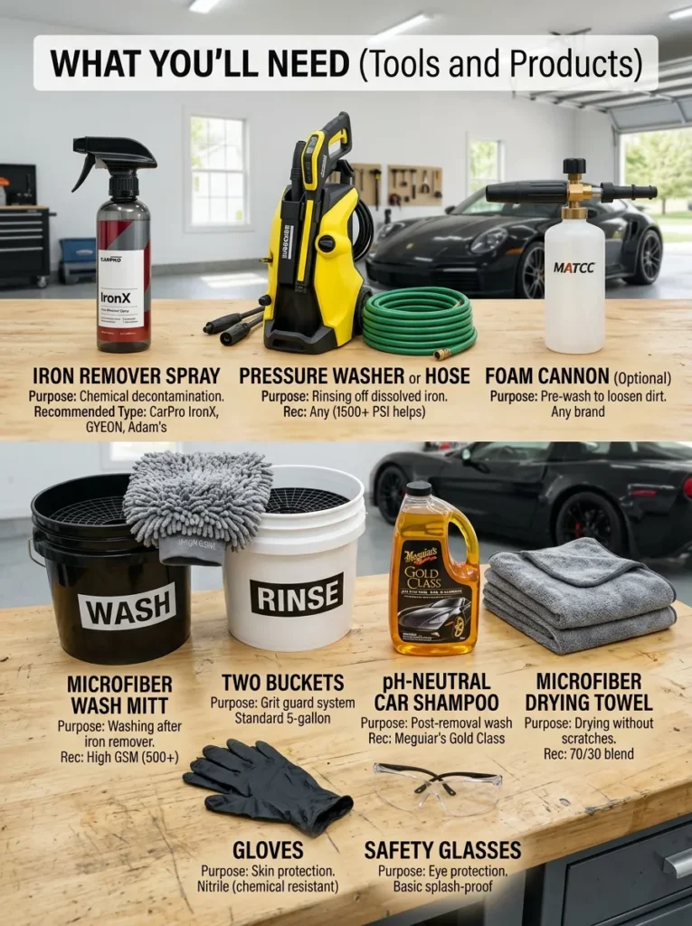What Youll Need Tools And Products Best Iron Remover Car Detailing