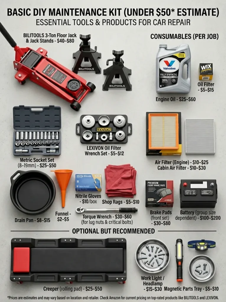 What Youll Need Tools And Products How Long Does Routine Car Maintenance Take