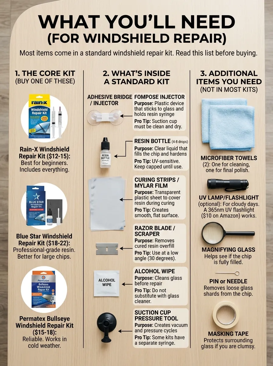 What Youll Need Diy Auto Glass Repair